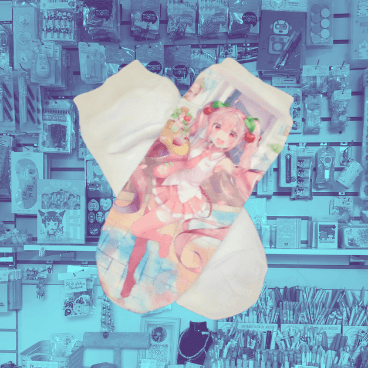 Calcetas Miku Rosada
