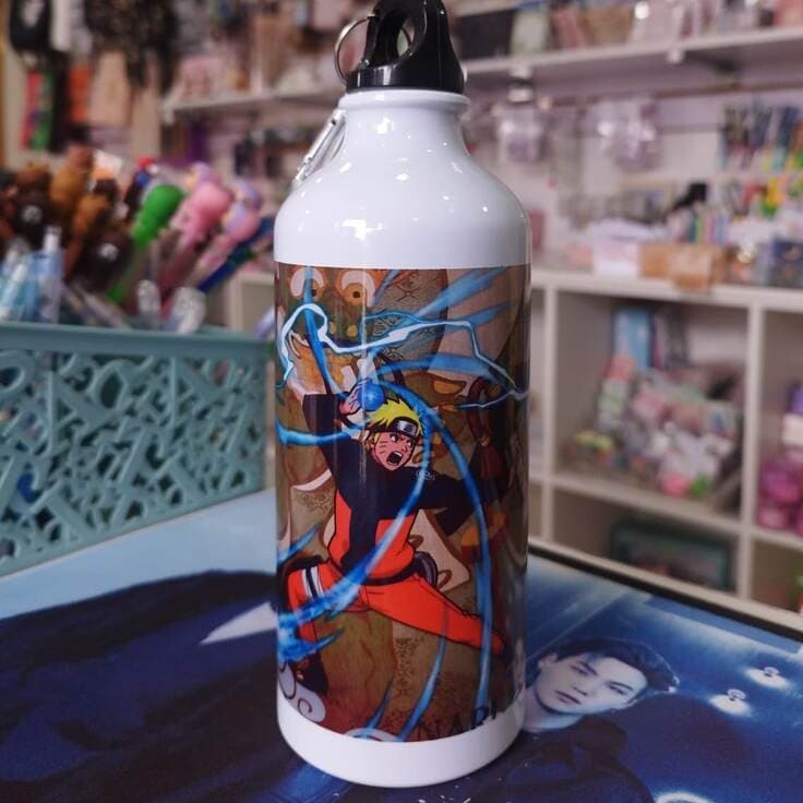 Botella de agua Naruto Vs Sasuke