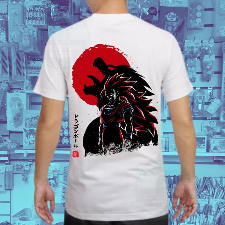 Polera Dragon Ball Shenlong y Saiyajin