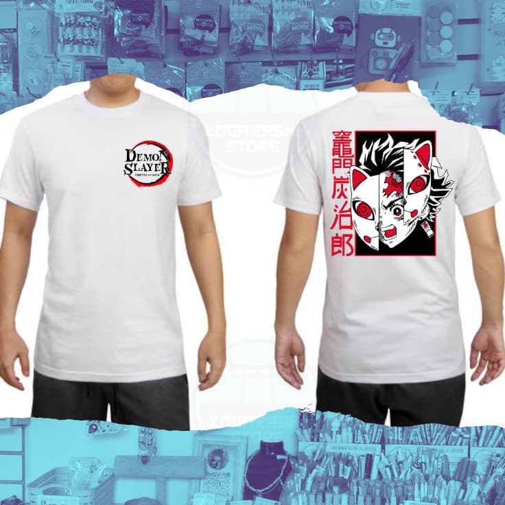 Polera Kimetsu No Yaiba Tanjito Máscara