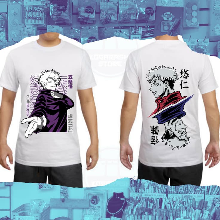Polera Jujutsu Kaisen Satoru Gojo y Yūji